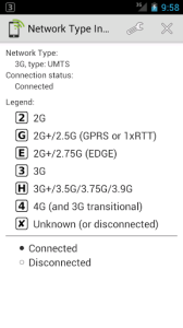 Network Type Indicator, light theme screenshot